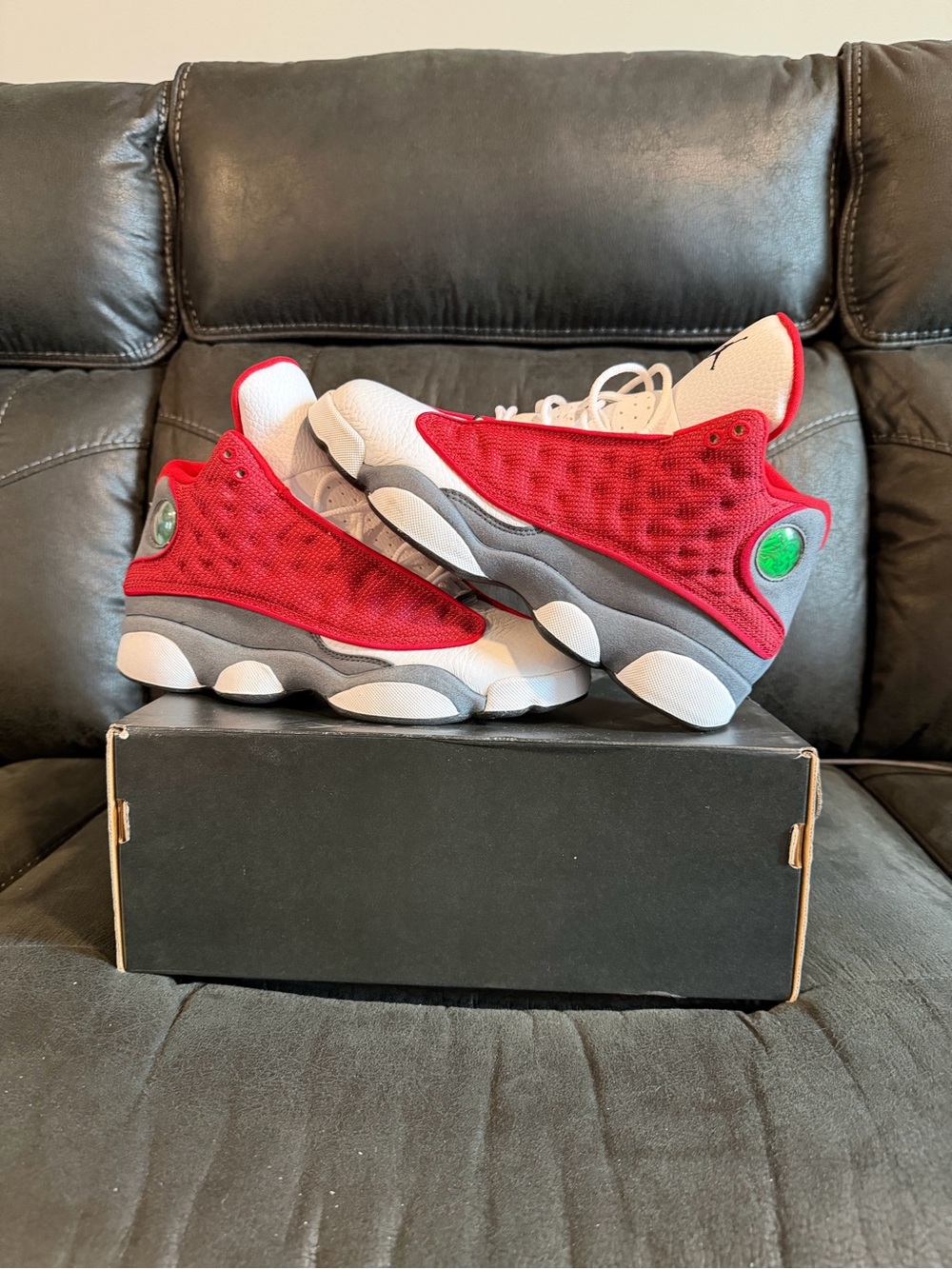 Jordan Kids Red, Gray & White Athletic Shorts